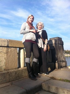 Erica Mott and Fides Krucker in Krakow, Poland